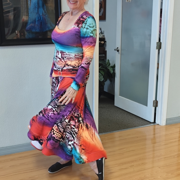 🆕 Tropical snakeskin dress price is firm - Picture 4 of 4